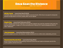 Tablet Screenshot of davegoesthedistance.com